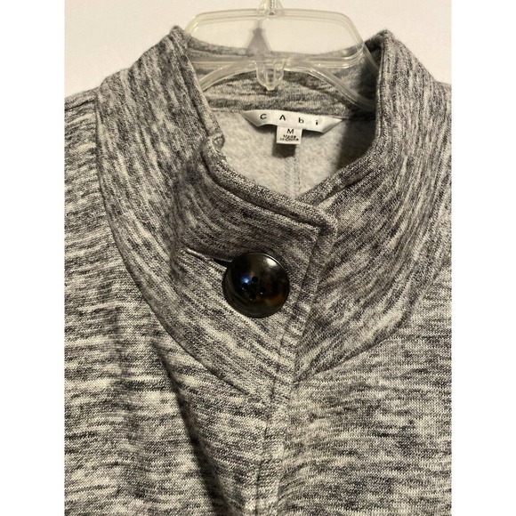 𝅺CABI Hourglass Jacket #596 Long Sleeve Medium Gray - Picture 3 of 8